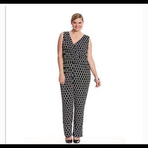 Lane Bryant Graphic Print Jumpsuit